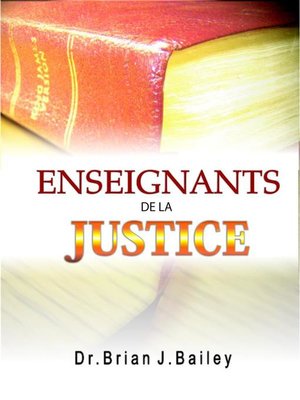 cover image of Enseignants de la justice